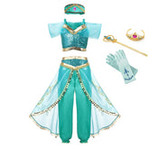 Vestido Fantasia Princesa Jasmine (Aladdin) - Carnaval