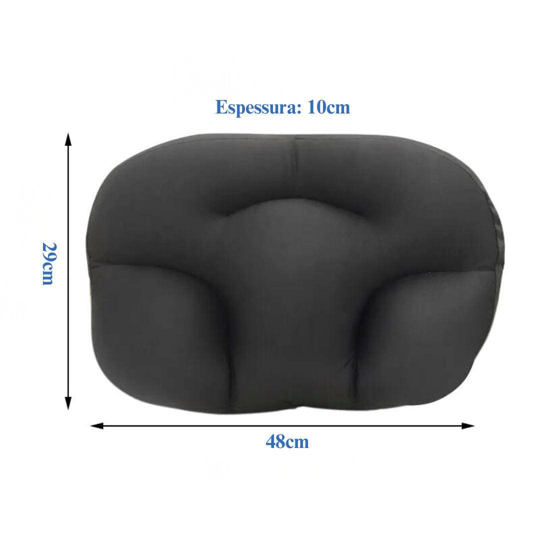 Travesseiro Ergonômico Oval de Espuma - Conforto Premium - Casa Saintelle