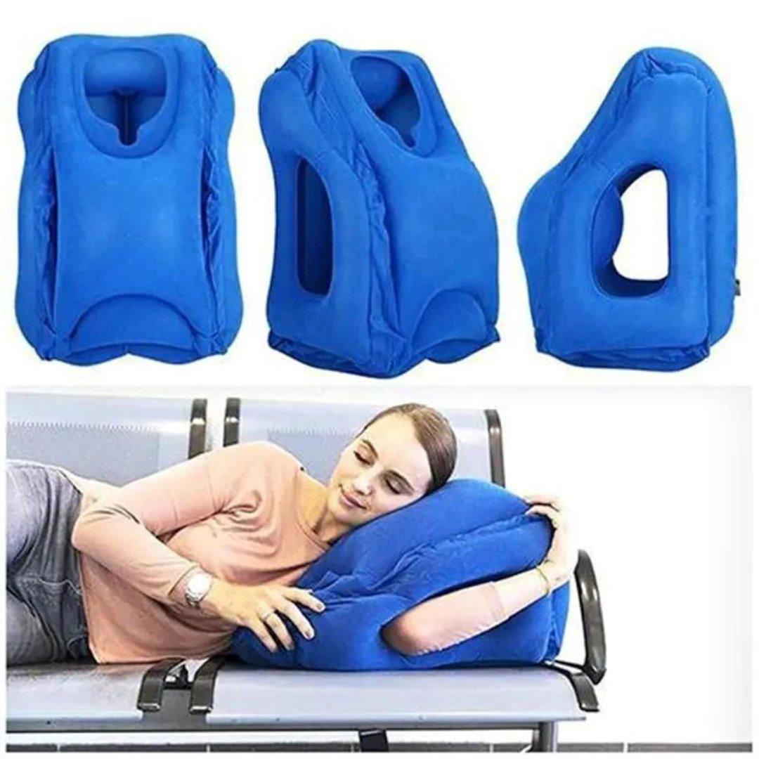 Travesseiro de Dormir Inflável: Conforto Portátil para Viagens - Casa Saintelle