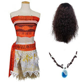 Fantasia Moana Cosplay Feminino