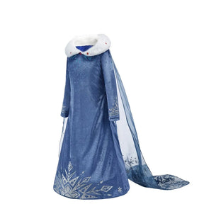 Vestido Infantil Elsa Neve