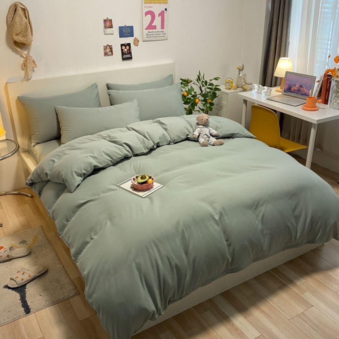 Conjunto de Roupa de Cama Nórdica em Algodão 100% Luxo - Casa Saintelle