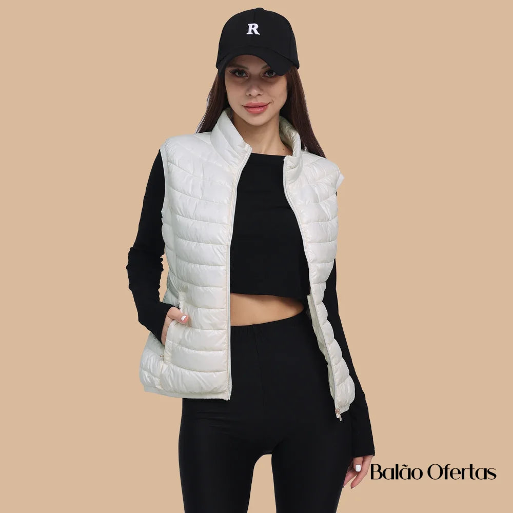 Jaqueta Feminina Colete Puffer Maitê