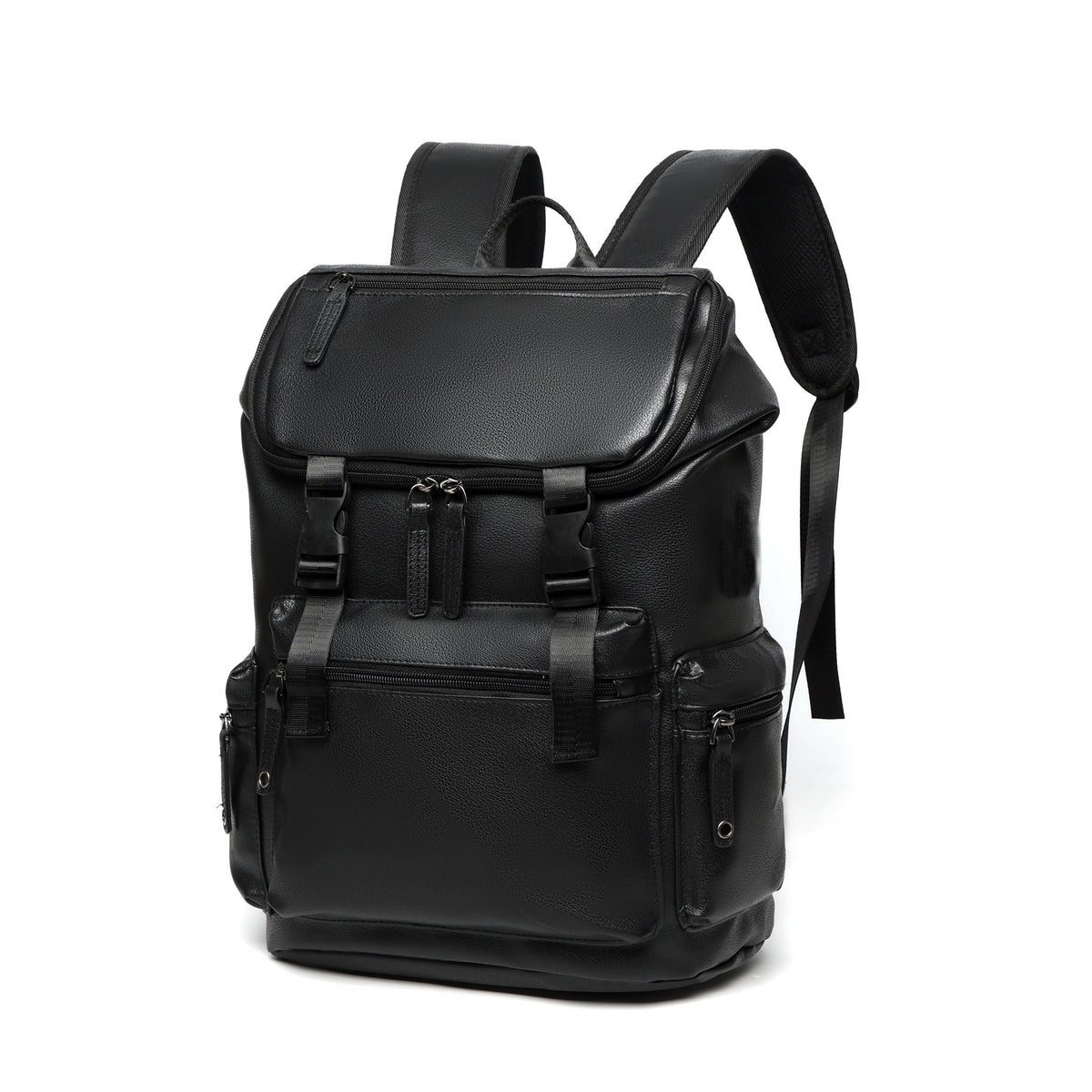 Mochila de Viagem de Couro com Grande Capacidade para laptop