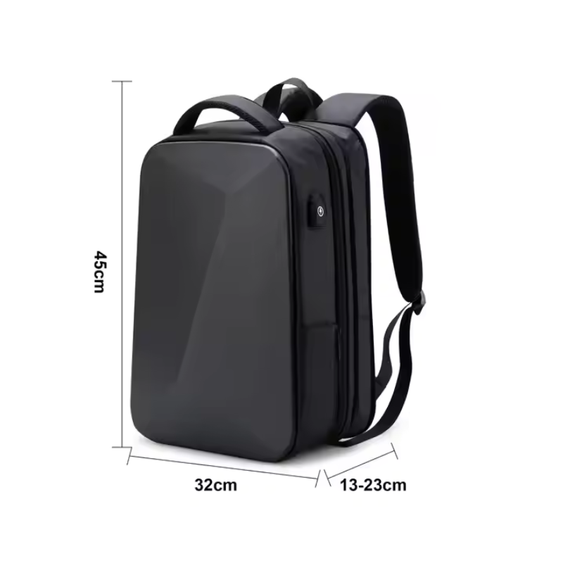 Mochila Executiva Impermeável - Notebook 14", Expansível e Porta USB